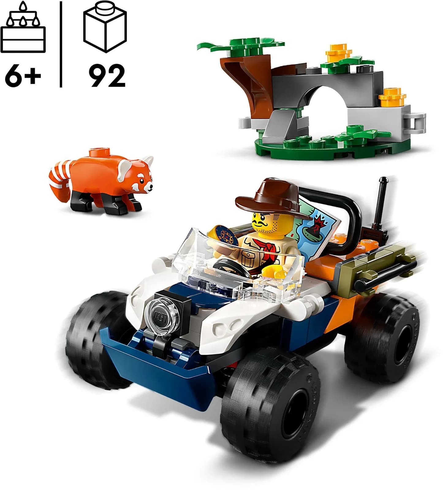 Конструктор Lego City Квадроцикл для дослідження джунглів 92дет 60424 фото 17 Конструктор Lego City Квадроцикл для дослідження джунглів 92дет 60424 фото 17