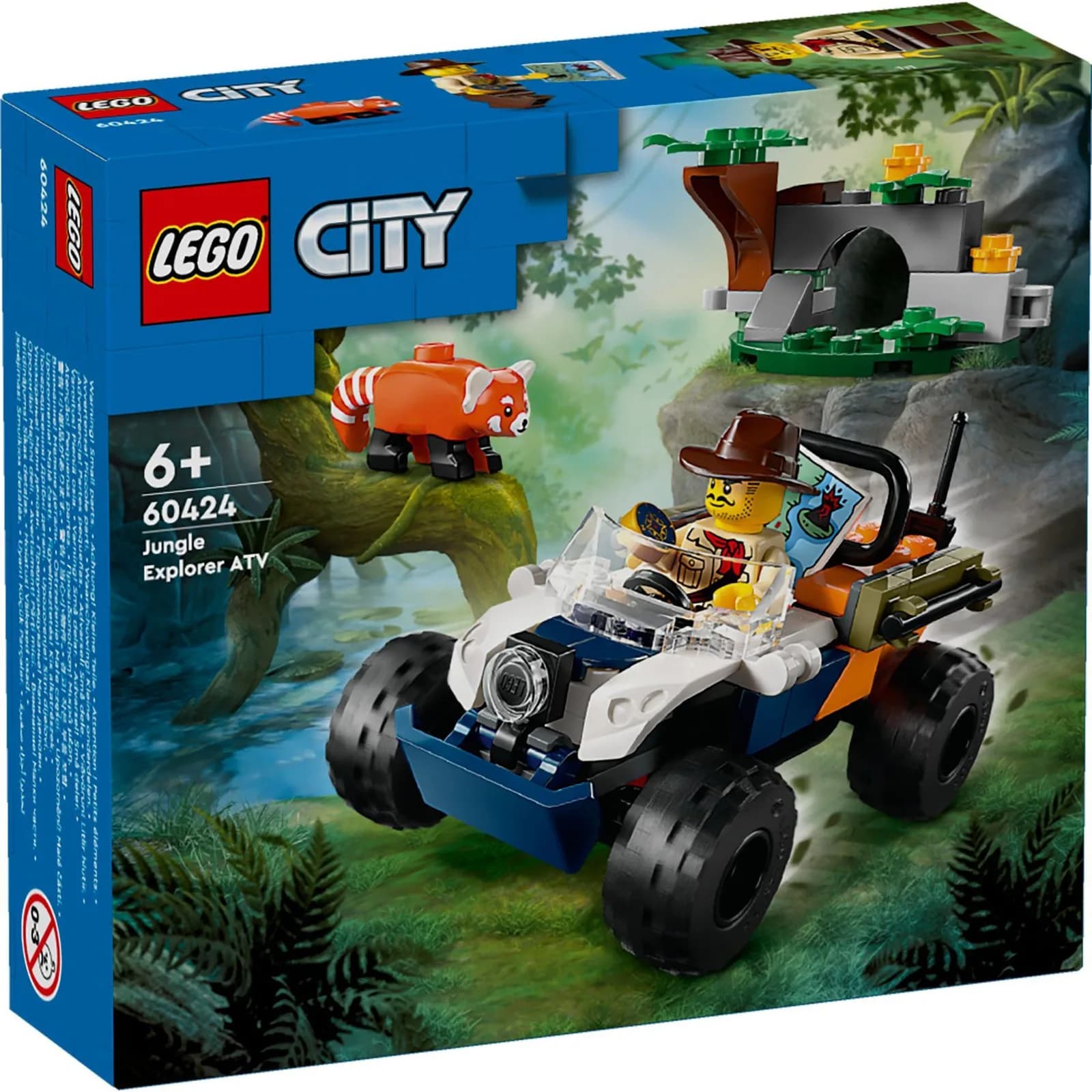 Конструктор Lego City Квадроцикл для дослідження джунглів 92дет 60424 фото 2 Конструктор Lego City Квадроцикл для дослідження джунглів 92дет 60424 фото 2