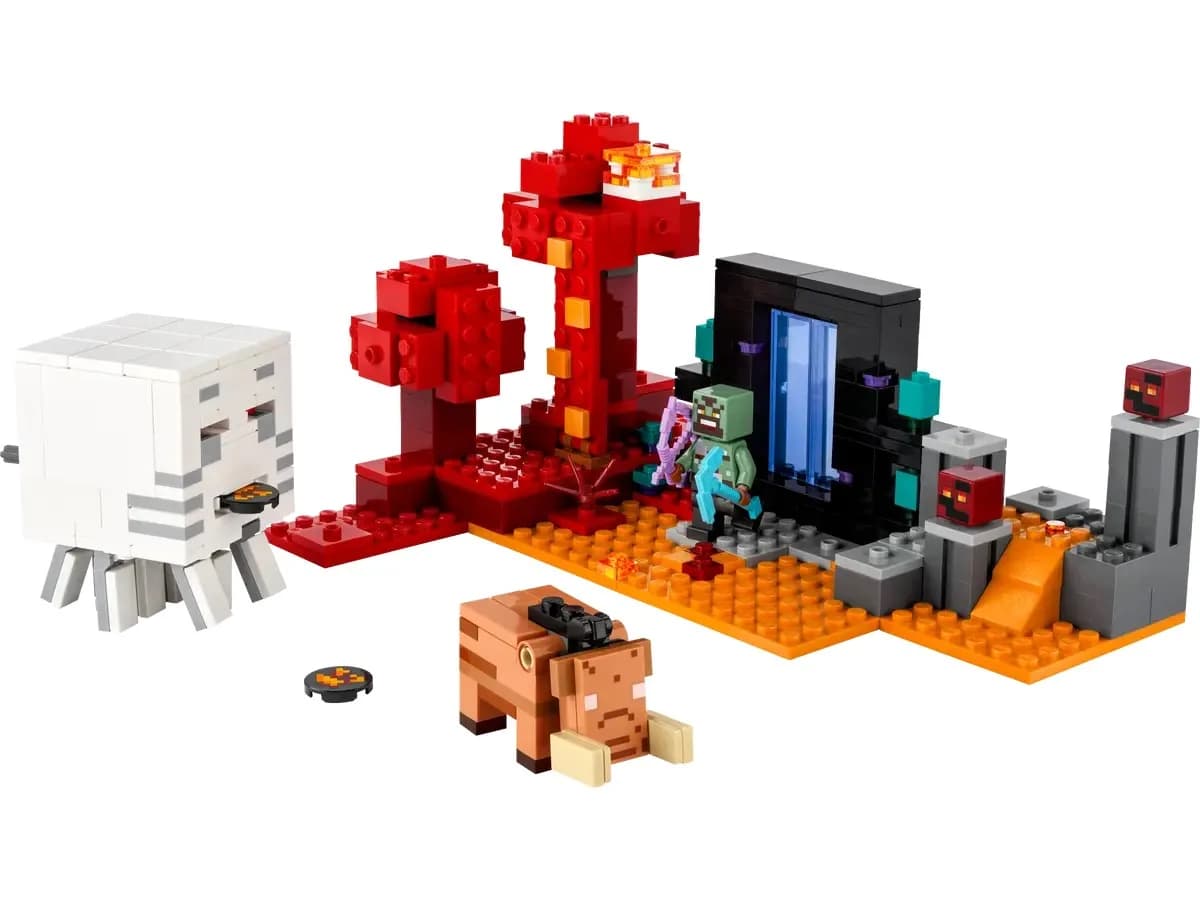 Конструктор Lego Minecraft Засідка біля порталу в Нижній світ 352дет 21255 фото 9 Конструктор Lego Minecraft Засідка біля порталу в Нижній світ 352дет 21255 фото 9
