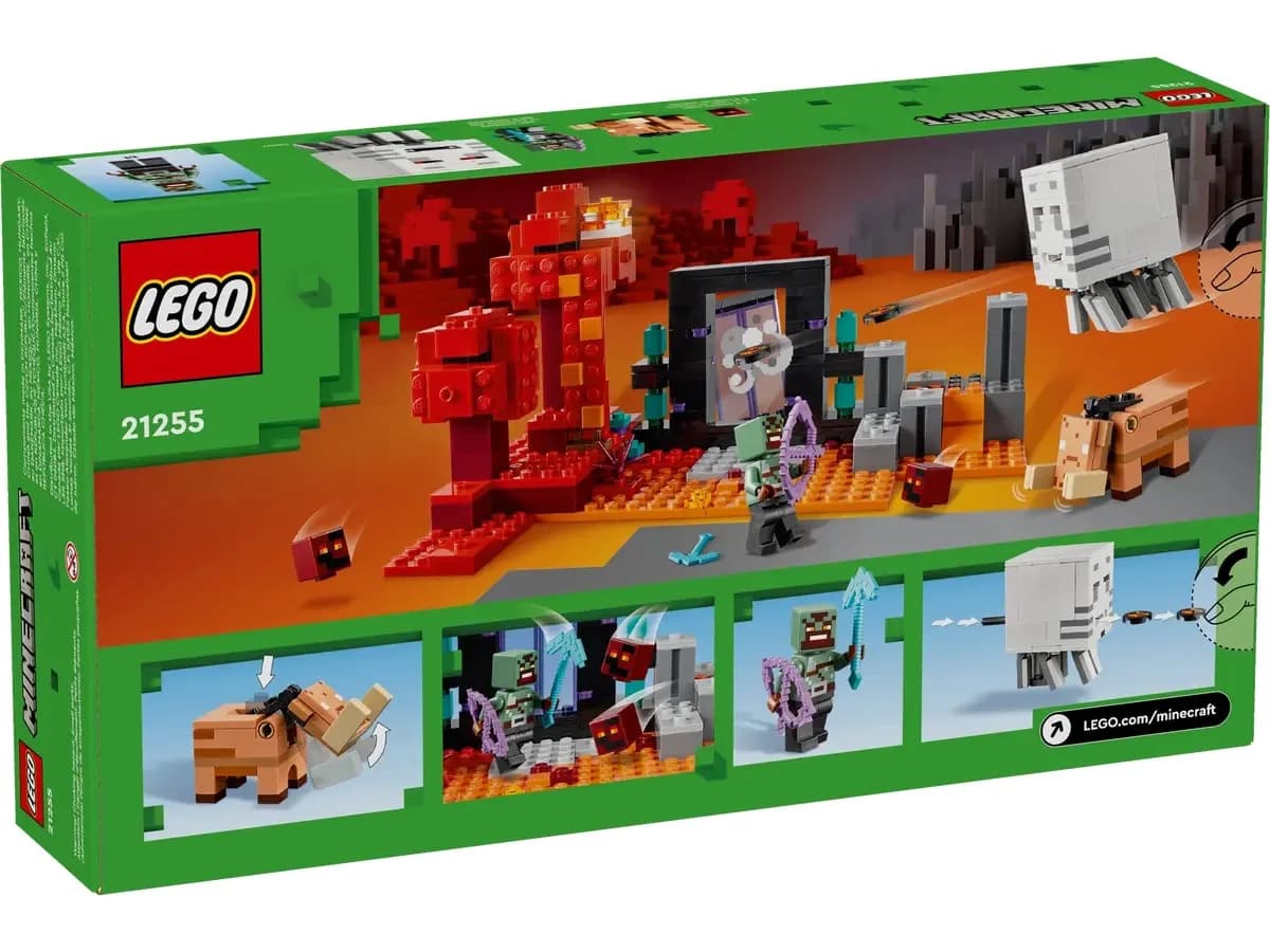 Конструктор Lego Minecraft Засідка біля порталу в Нижній світ 352дет 21255 фото 2 Конструктор Lego Minecraft Засідка біля порталу в Нижній світ 352дет 21255 фото 2
