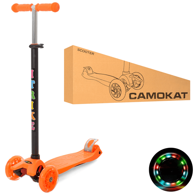 Самокат 3-х колісний iTrike JR 3-003-OR