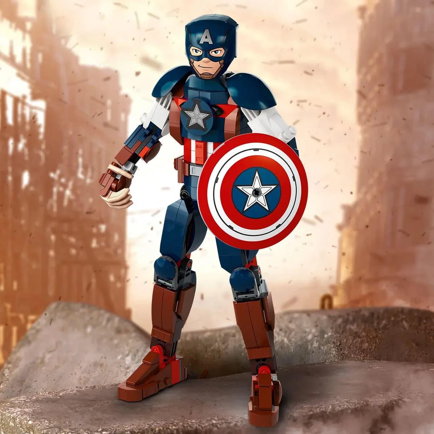 Конструктор Lego Marvel Фігурка Капітана Америка 310дет 76258 фото 2 Конструктор Lego Marvel Фігурка Капітана Америка 310дет 76258 фото 2