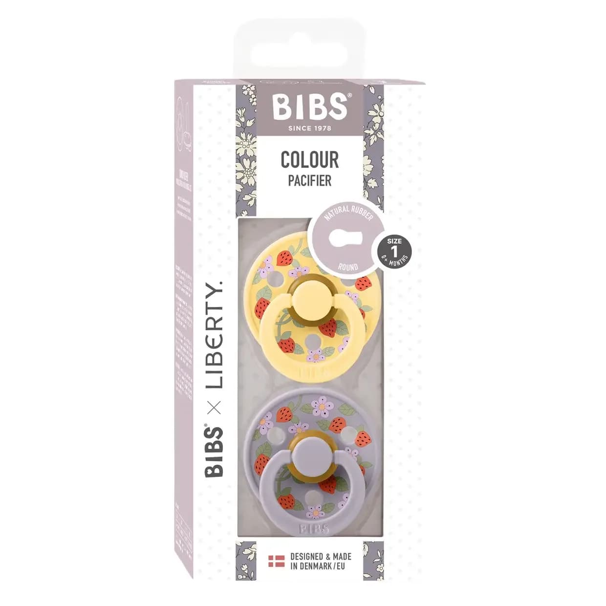 Пустышка латексная BIBS Liberty Colour 0-6м 2шт 11019101 фото 3 Пустышка латексная BIBS Liberty Colour 0-6м 2шт 11019101 фото 3