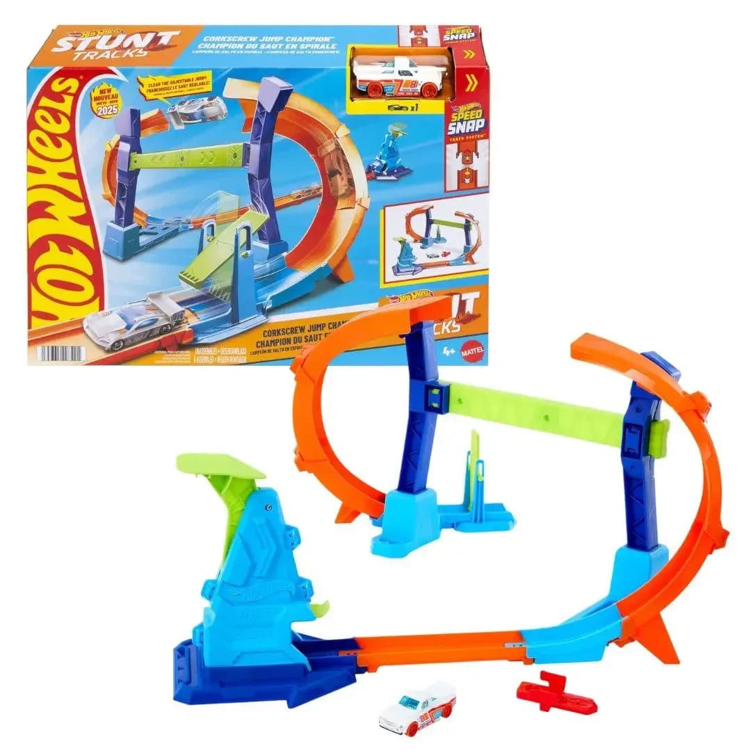 Трек Hot Wheels Чемпион невероятных прыжков JFH36 фото 2 Трек Hot Wheels Чемпион невероятных прыжков JFH36 фото 2