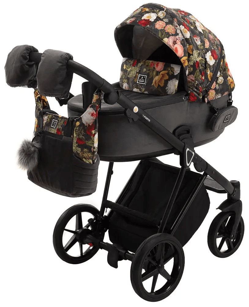 Коляска универсальная 2в1 Adamex Porto Flowers-1 PR-1 625661 Коляска универсальная 2в1 Adamex Porto Flowers-1 PR-1 625661