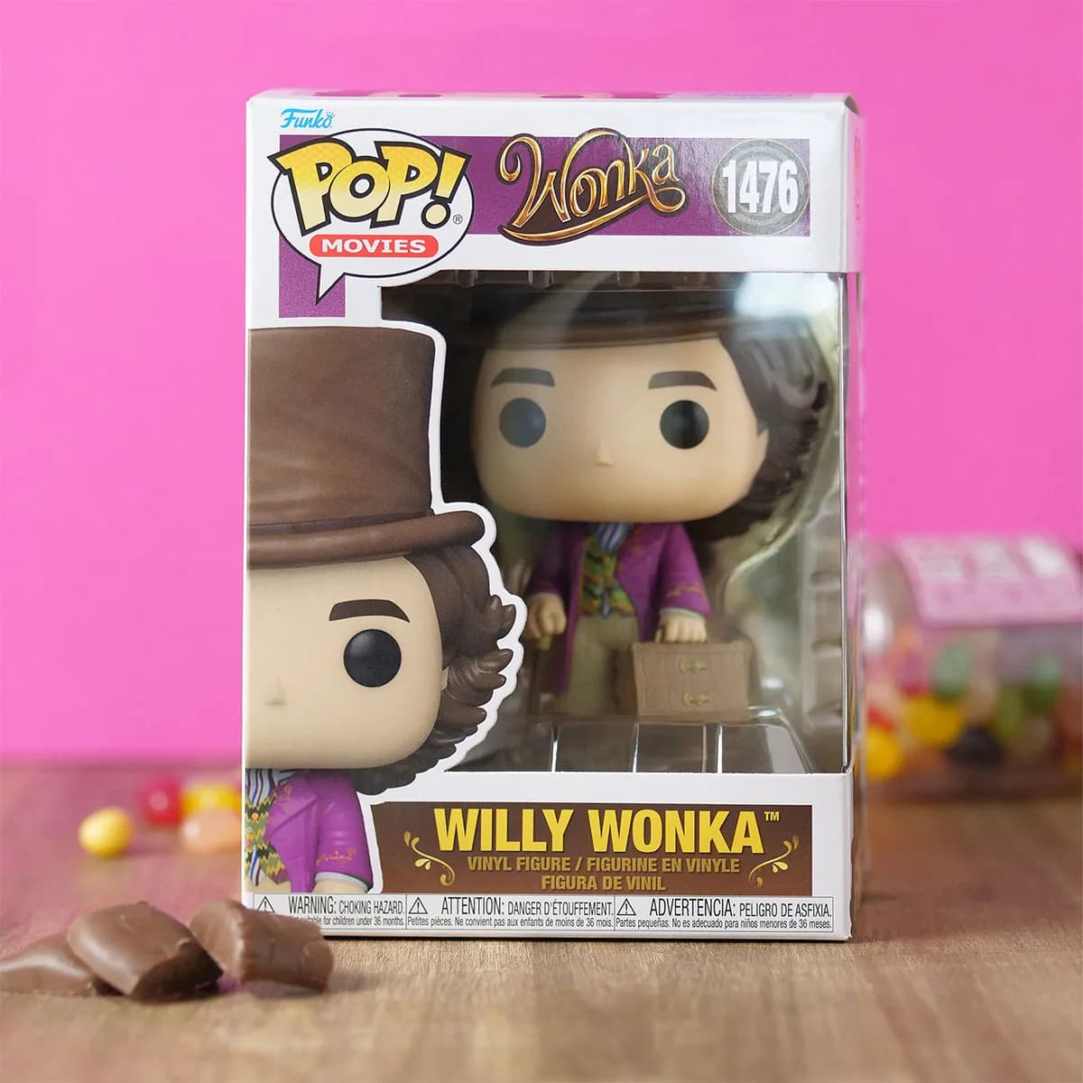 Игровая фигурка FUNKO POP! серии Вонка - Вилли Вонка 68087 фото 4 Игровая фигурка FUNKO POP! серии Вонка - Вилли Вонка 68087 фото 4