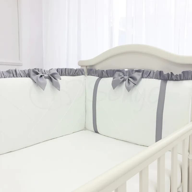 Постельный комплект Маленькая Соня Belissimo 6ед 025552 Grey фото 2 Постельный комплект Маленькая Соня Belissimo 6ед 025552 Grey фото 2
