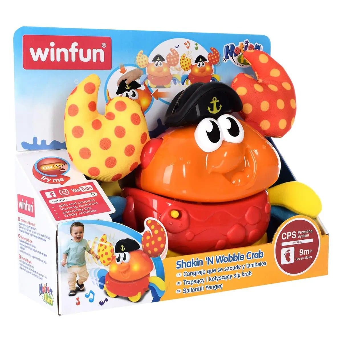 Игрушка интерактивная WinFun Краб 1005-NL Игрушка интерактивная WinFun Краб 1005-NL