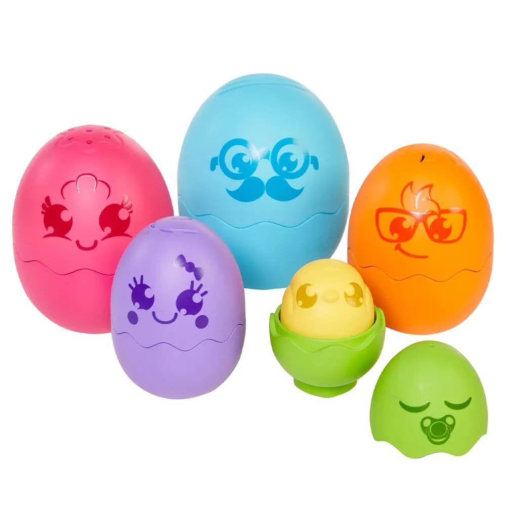 Сортер TOMY Toomies Цветные яйца 5в1 E73564 фото 2 Сортер TOMY Toomies Цветные яйца 5в1 E73564 фото 2