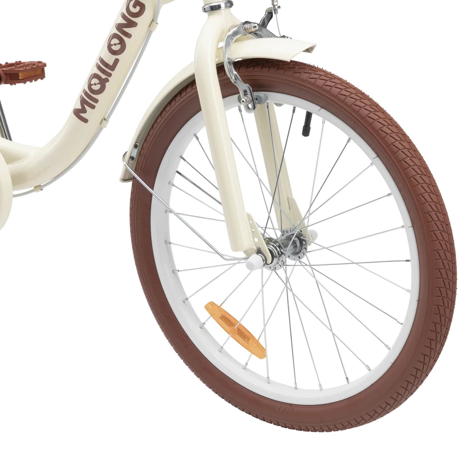Велосипед Miqilong LS 20" beige RBB-LS20-BEIGE фото 7 Велосипед Miqilong LS 20" beige RBB-LS20-BEIGE фото 7