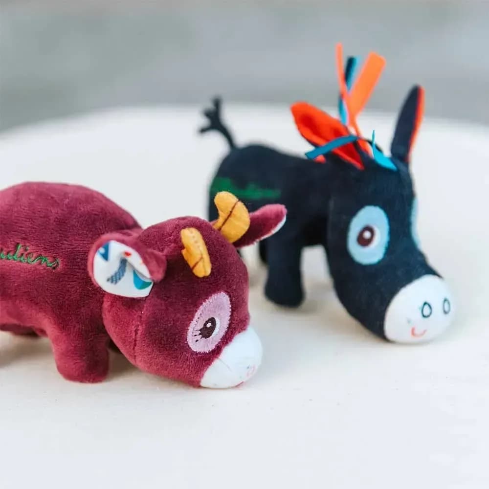 М'яка міні-іграшка Lilliputiens Корівка Розалі 83211 фото 2 М'яка міні-іграшка Lilliputiens Корівка Розалі 83211 фото 2