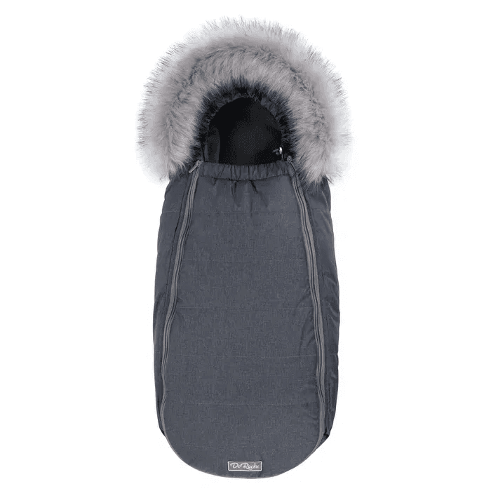 Конверт Dorechi Baby XS Флис 1883 FО Graphit с опушкой Конверт Dorechi Baby XS Флис 1883 FО Graphit с опушкой
