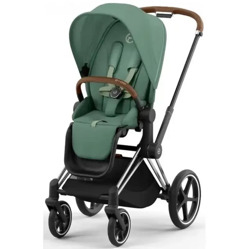 Коляска універсальна 2в1 Cybex Priam 4.0 Leaf Green/Chrome Brown 523000839/3 фото 3 Коляска універсальна 2в1 Cybex Priam 4.0 Leaf Green/Chrome Brown 523000839/3 фото 3