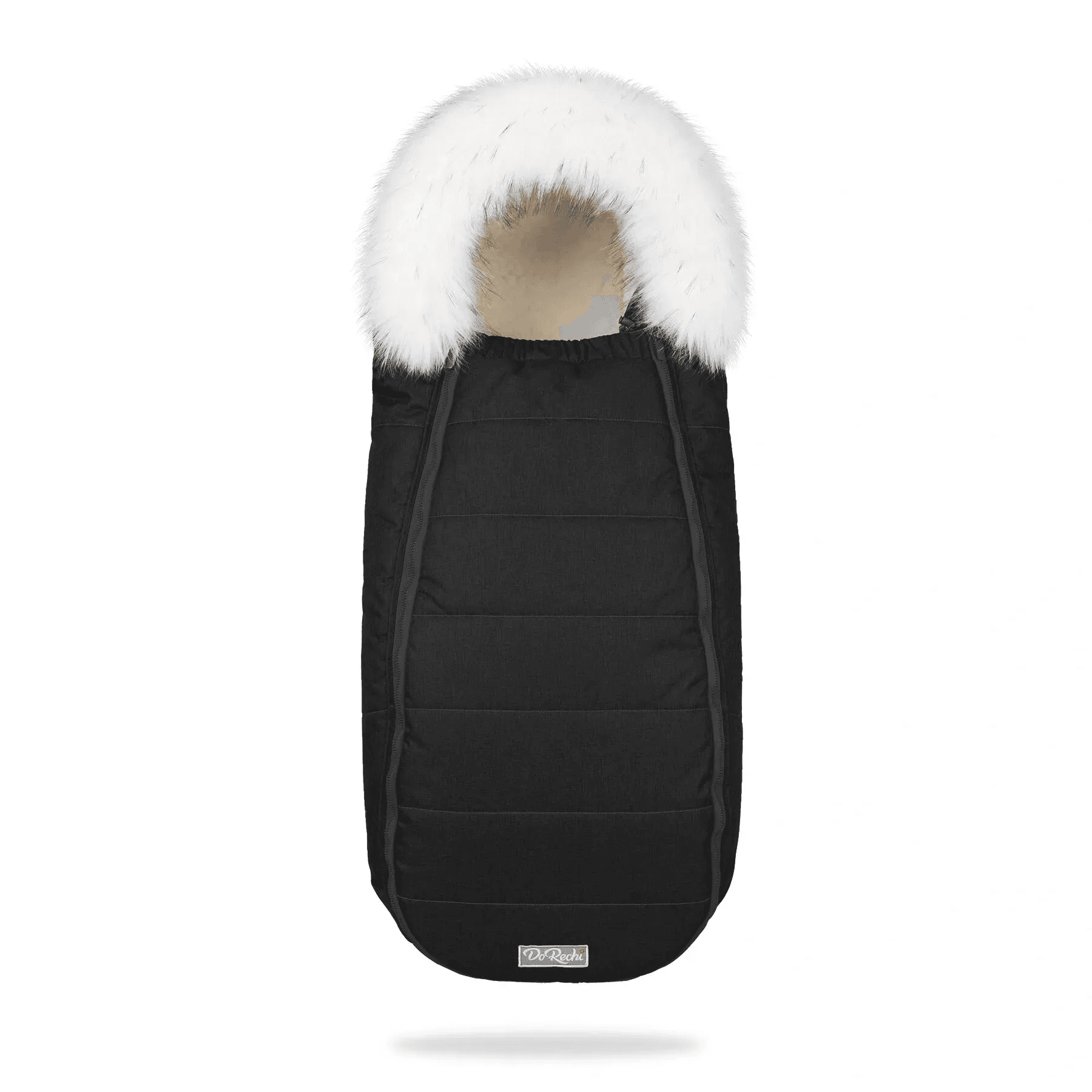 Конверт Dorechi Baby XS Овчина 1930О Black з опушкою