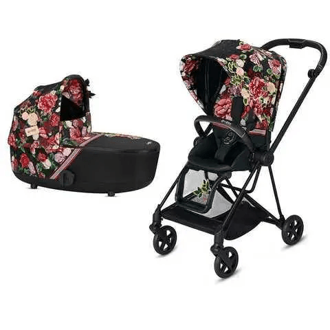 Коляска універсальна 2в1 Cybex Mios 4.0 Spring Blossom Dark/Matt Black 519004019/4 Коляска універсальна 2в1 Cybex Mios 4.0 Spring Blossom Dark/Matt Black 519004019/4