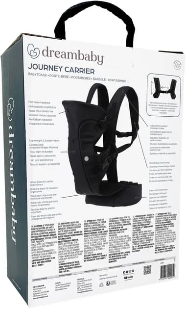 Рюкзак-переноска DreamBaby Journey Black G2205 фото 2 Рюкзак-переноска DreamBaby Journey Black G2205 фото 2