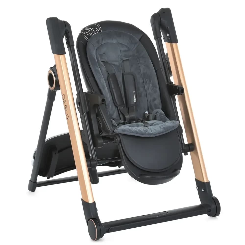 Стільчик для годування El Camino Debut ME 1102 Posh Black фото 2
