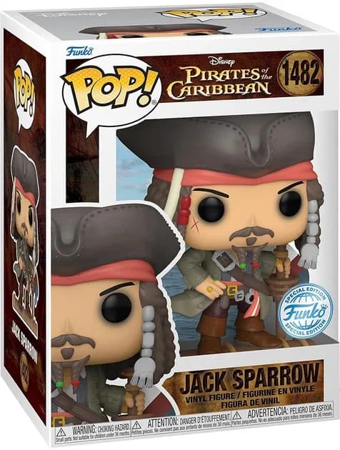 Игровая фигурка FUNKO POP! серии Пираты Карибского моря – Джек Спарроу 81940 фото 2 Игровая фигурка FUNKO POP! серии Пираты Карибского моря – Джек Спарроу 81940 фото 2