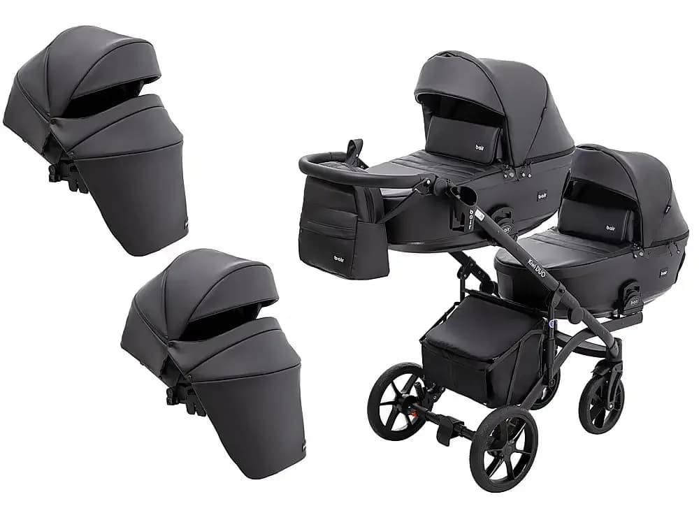 Коляска універсальна 2в1 для двійні Bair Kiwi Duo Eco BKD-15 681044 фото 3 Коляска універсальна 2в1 для двійні Bair Kiwi Duo Eco BKD-15 681044 фото 3