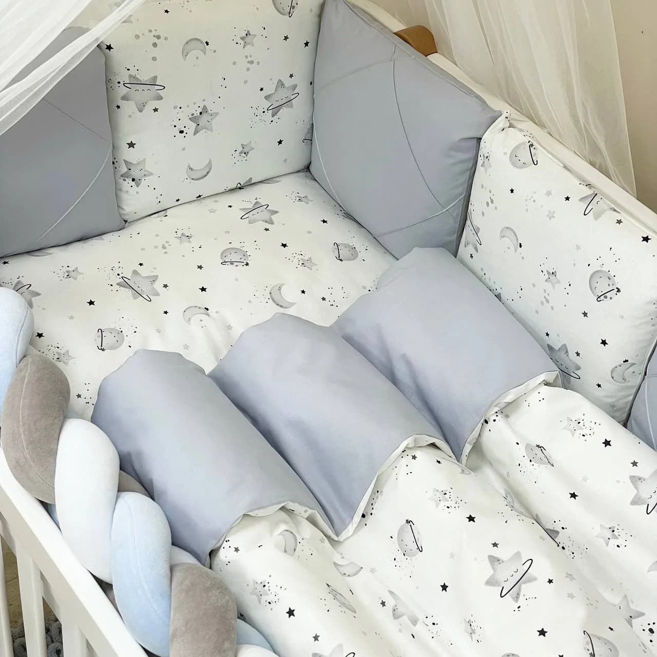 Постельный комплект Маленькая Соня Happy night Галактика 6ед 02107233 фото 4 Постельный комплект Маленькая Соня Happy night Галактика 6ед 02107233 фото 4