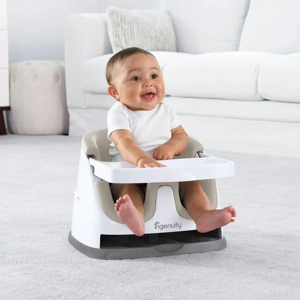 Стульчик-бустер для кормления 2в1 Ingenuity Baby Base 10678 Cashmere фото 2 Стульчик-бустер для кормления 2в1 Ingenuity Baby Base 10678 Cashmere фото 2