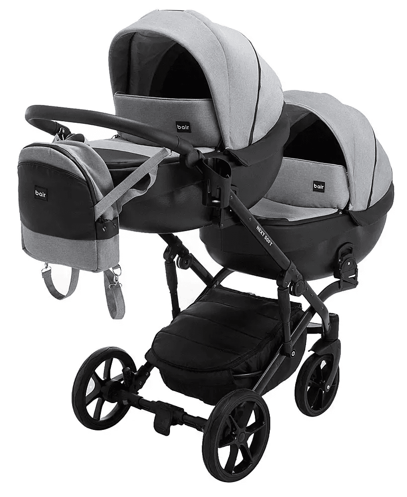 Коляска универсальная для двойни 2в1 Bair Next Duo Soft 10 625793 Коляска универсальная для двойни 2в1 Bair Next Duo Soft 10 625793