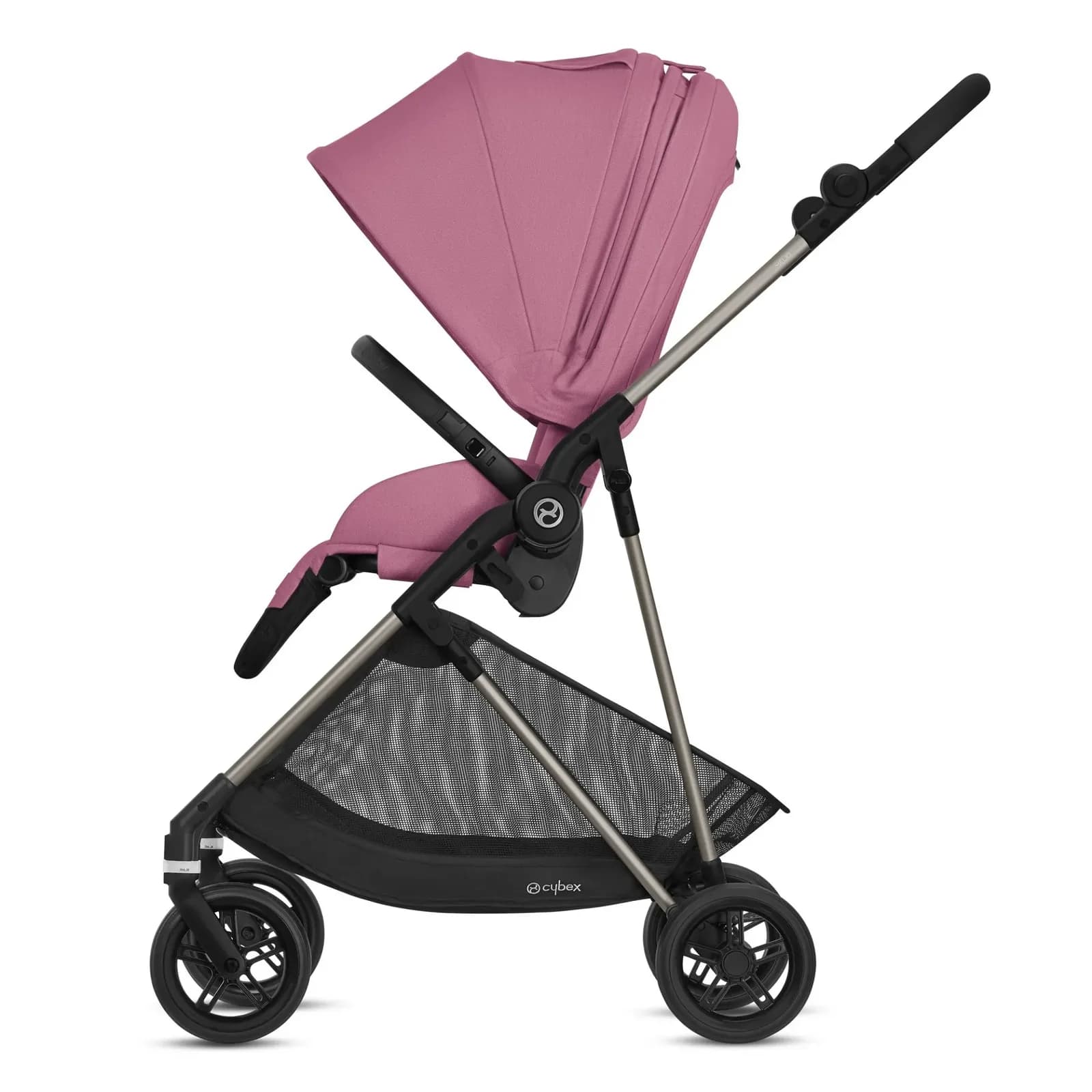 Коляска прогулянкова Cybex Melio 520002895 Magnolia Pink Purple фото 2 Коляска прогулянкова Cybex Melio 520002895 Magnolia Pink Purple фото 2