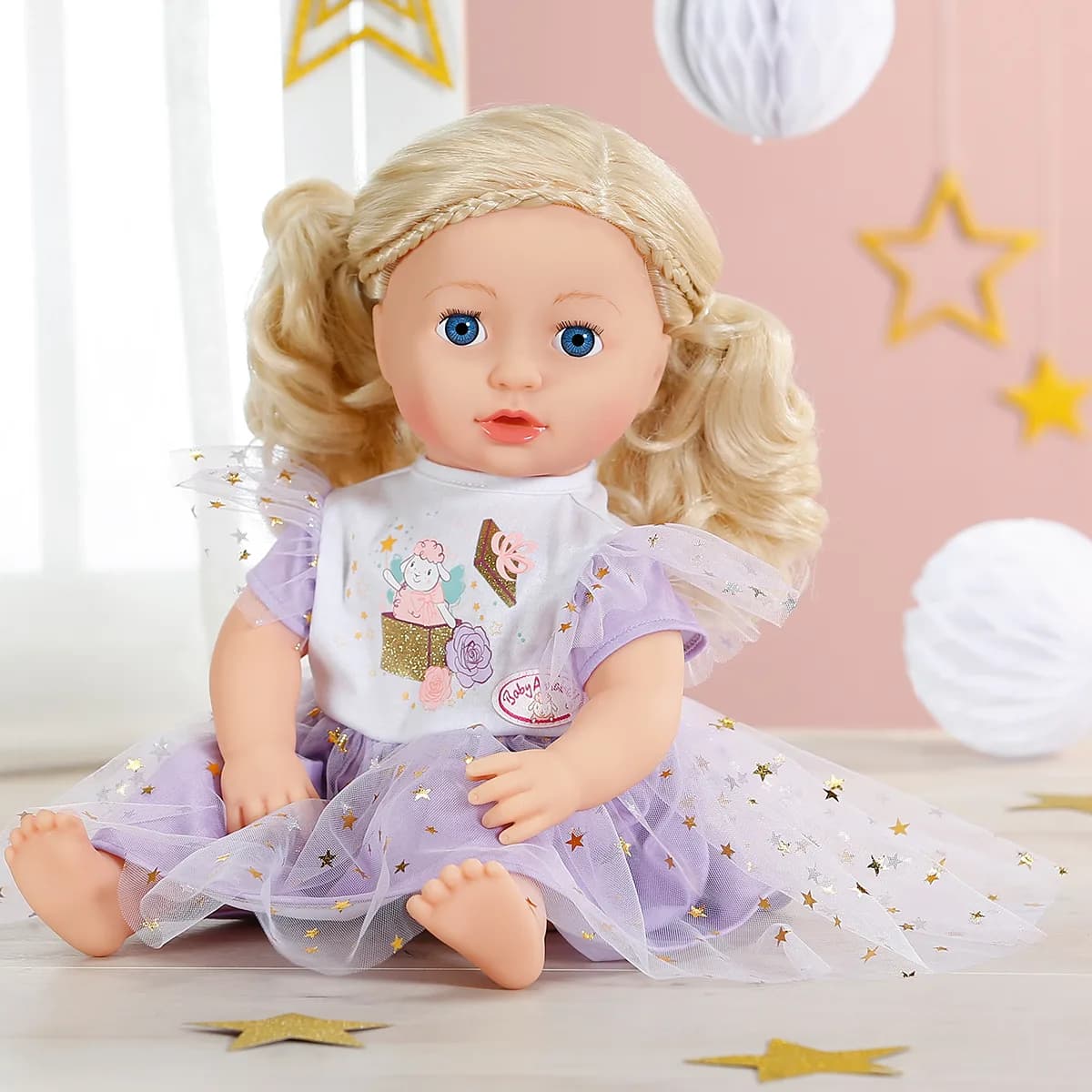 Одяг для ляльки Baby Born Annabell бузкова сукня 710296 фото 3