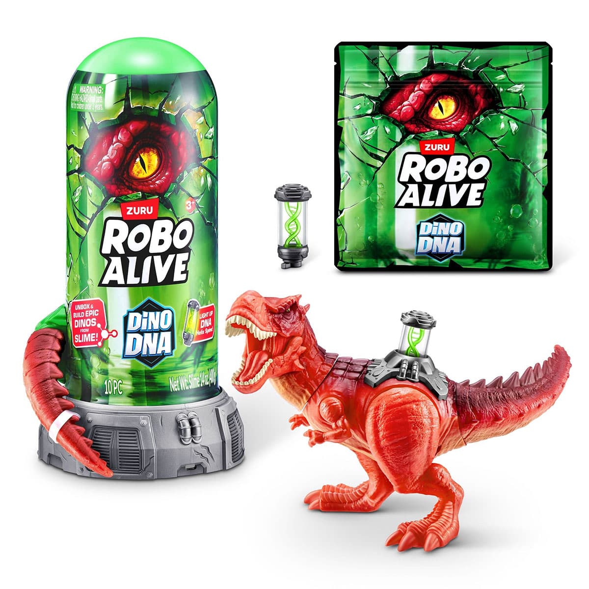 Іграшка інтерактивна Zuru Robo Alive ДНК Тиранозавра 71139A Іграшка інтерактивна Zuru Robo Alive ДНК Тиранозавра 71139A