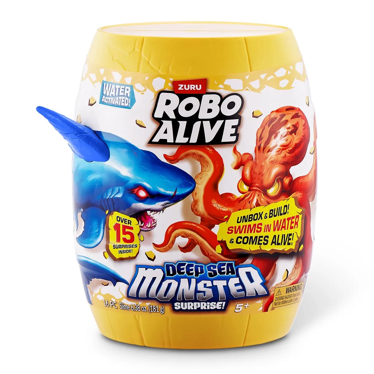 Набір інтерактивний Zuru Robo Alive Глибоководний сюрприз Велика біла акула 71155A фото 4 Набір інтерактивний Zuru Robo Alive Глибоководний сюрприз Велика біла акула 71155A фото 4