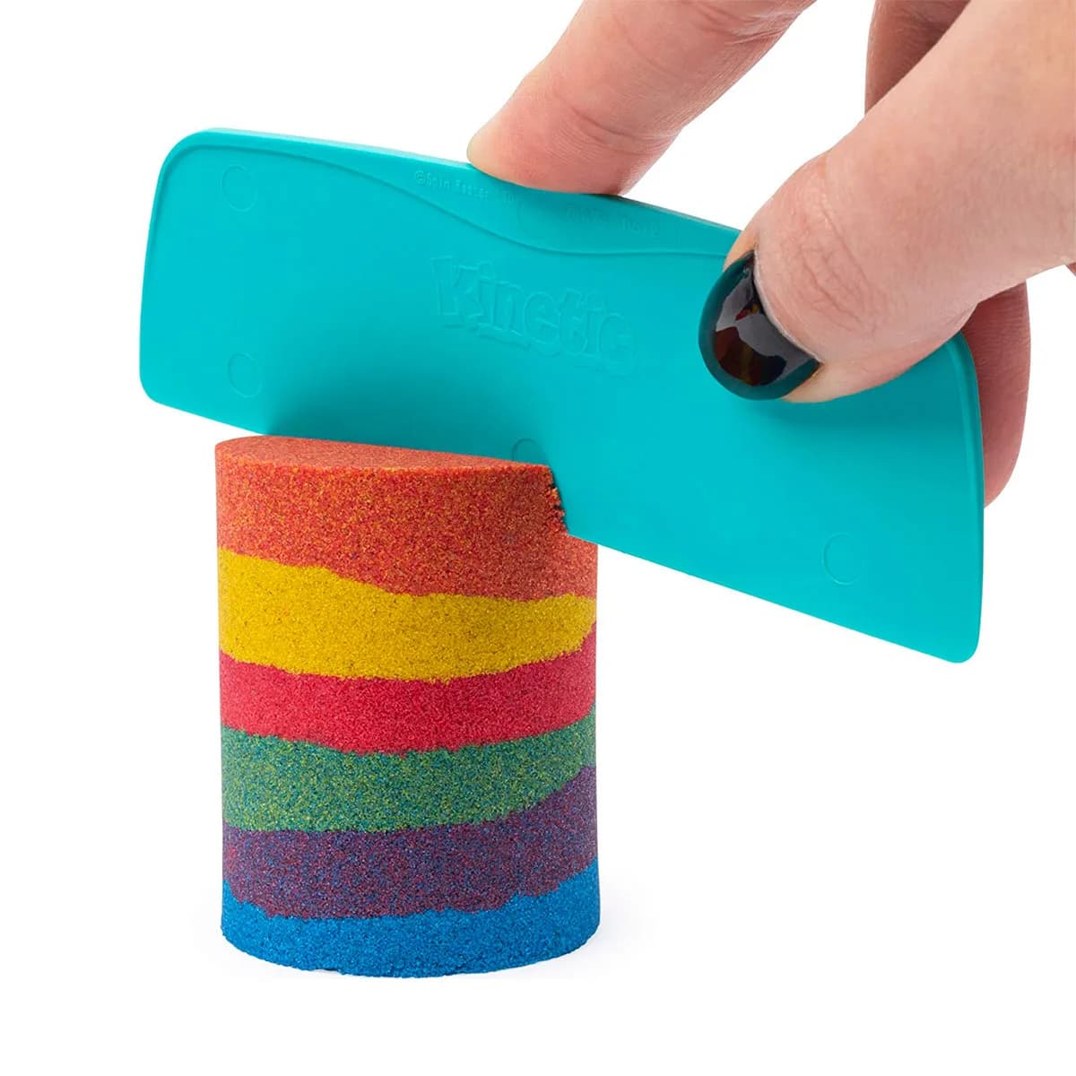 Набір піску з формочками Kinetic Sand Веселковий мікс 71474 фото 6