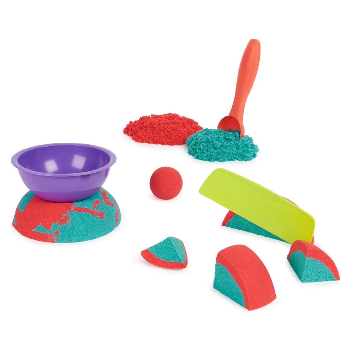 Набір піску з формочками Kinetic Sand Барвистий дует 71652 фото 3 Набір піску з формочками Kinetic Sand Барвистий дует 71652 фото 3