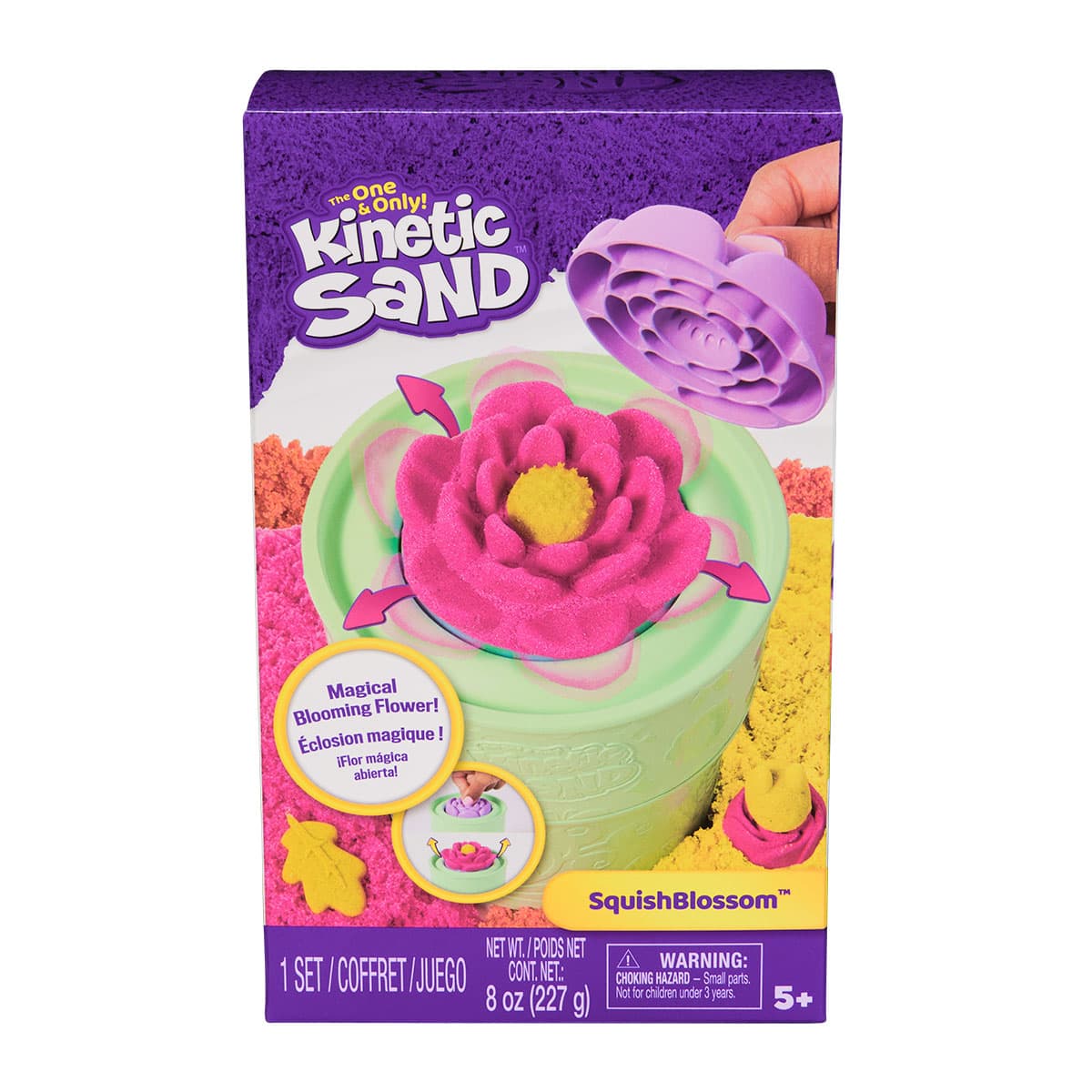 Набір піску з формочками Kinetic Sand Казкові Квіти 71677