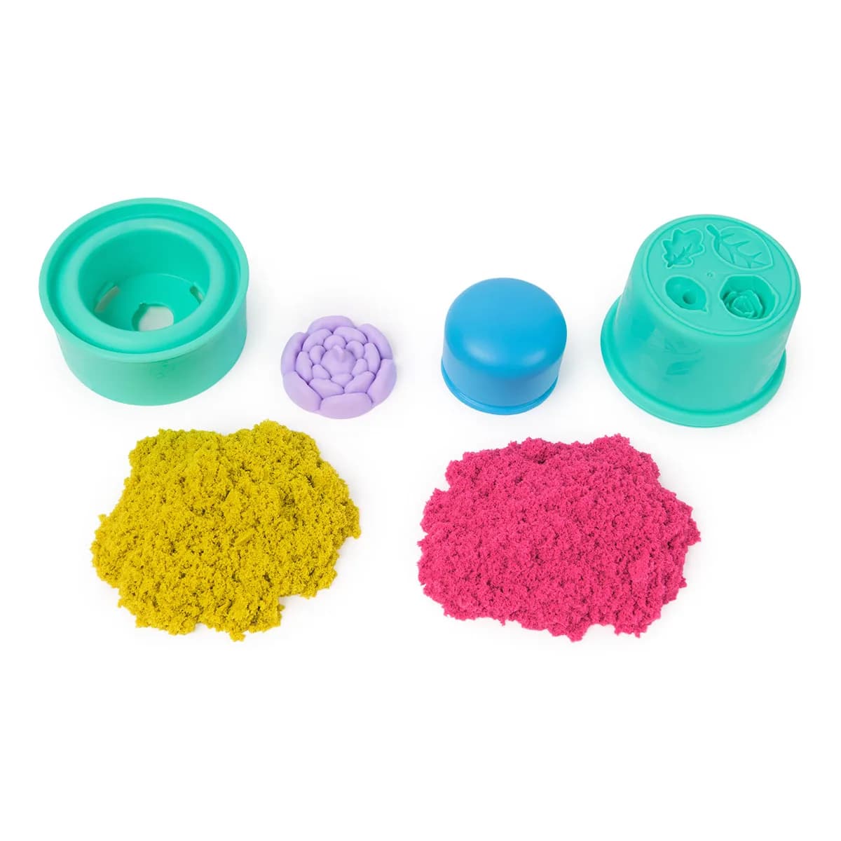 Набір піску з формочками Kinetic Sand Казкові Квіти 71677 фото 6 Набір піску з формочками Kinetic Sand Казкові Квіти 71677 фото 6