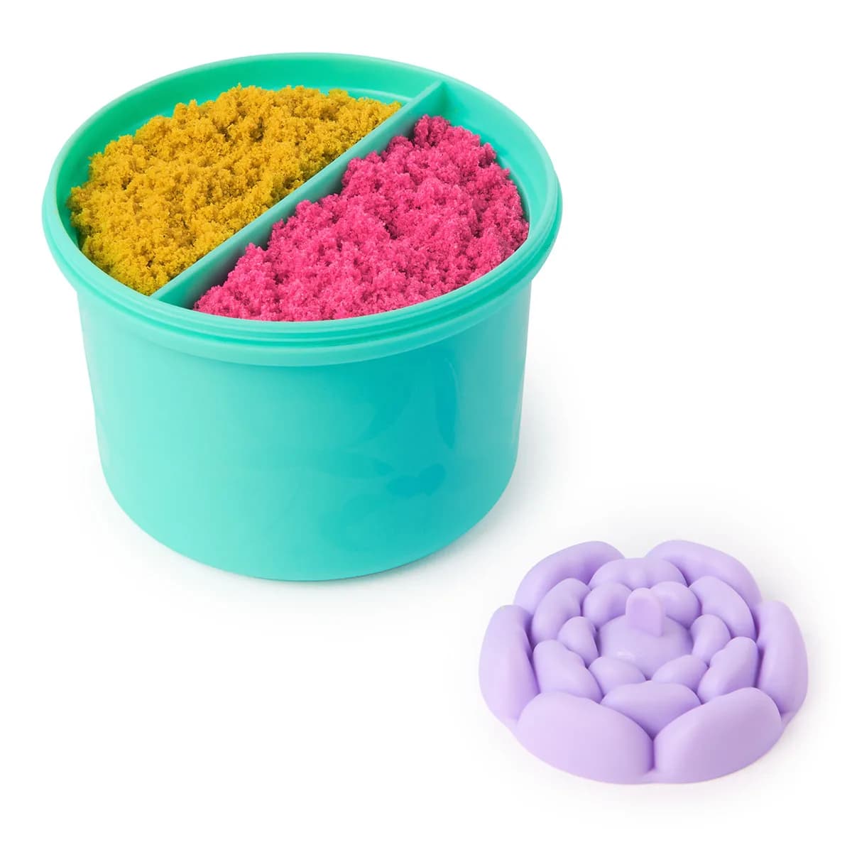 Набір піску з формочками Kinetic Sand Казкові Квіти 71677 фото 5 Набір піску з формочками Kinetic Sand Казкові Квіти 71677 фото 5