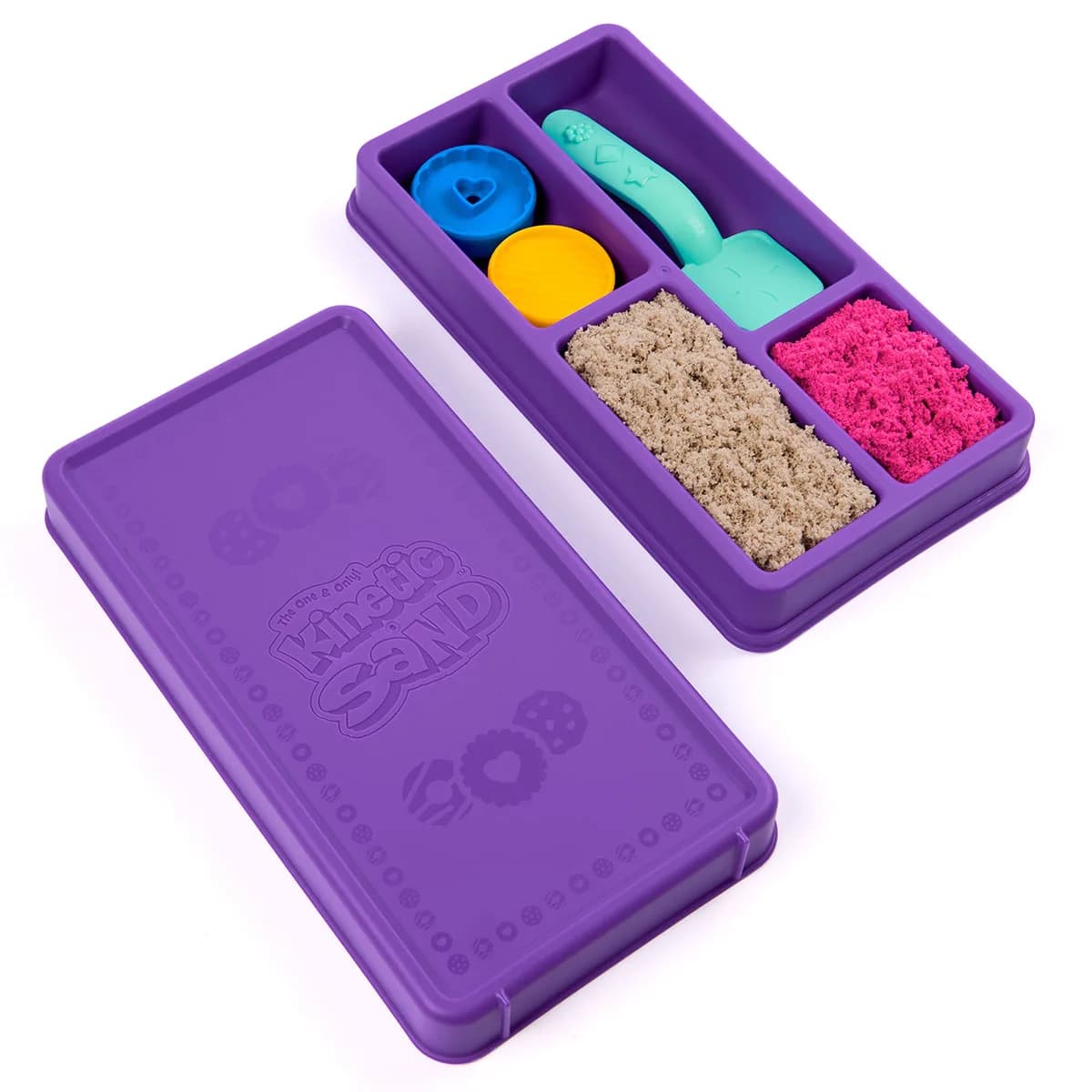 Набор песка с формочками Kinetic Sand Цветное печенье 71678 фото 3 Набор песка с формочками Kinetic Sand Цветное печенье 71678 фото 3