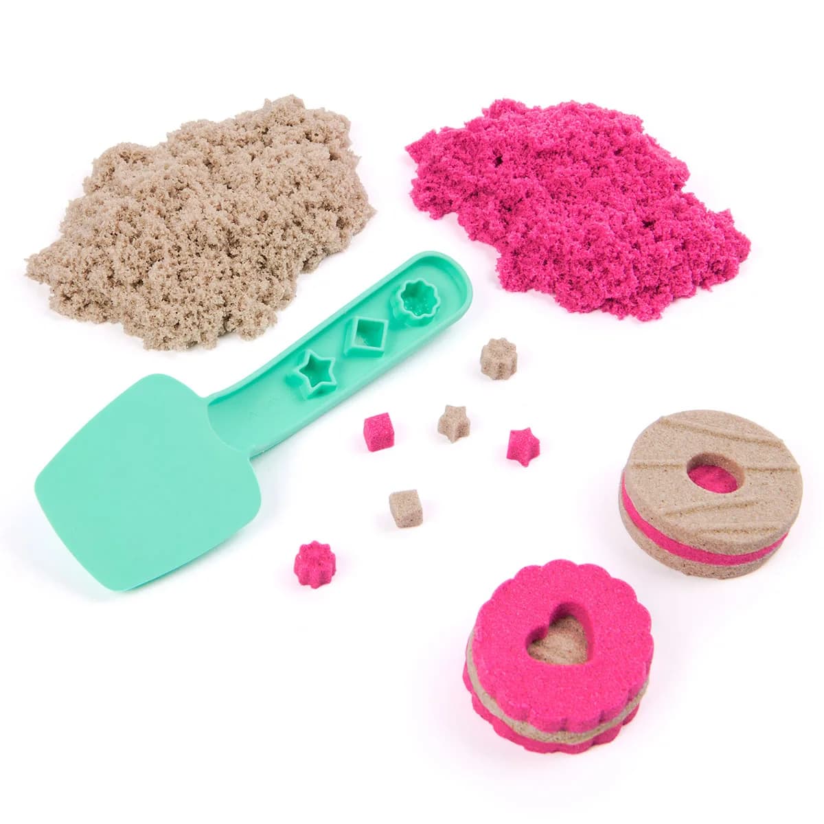 Набор песка с формочками Kinetic Sand Цветное печенье 71678 фото 6 Набор песка с формочками Kinetic Sand Цветное печенье 71678 фото 6