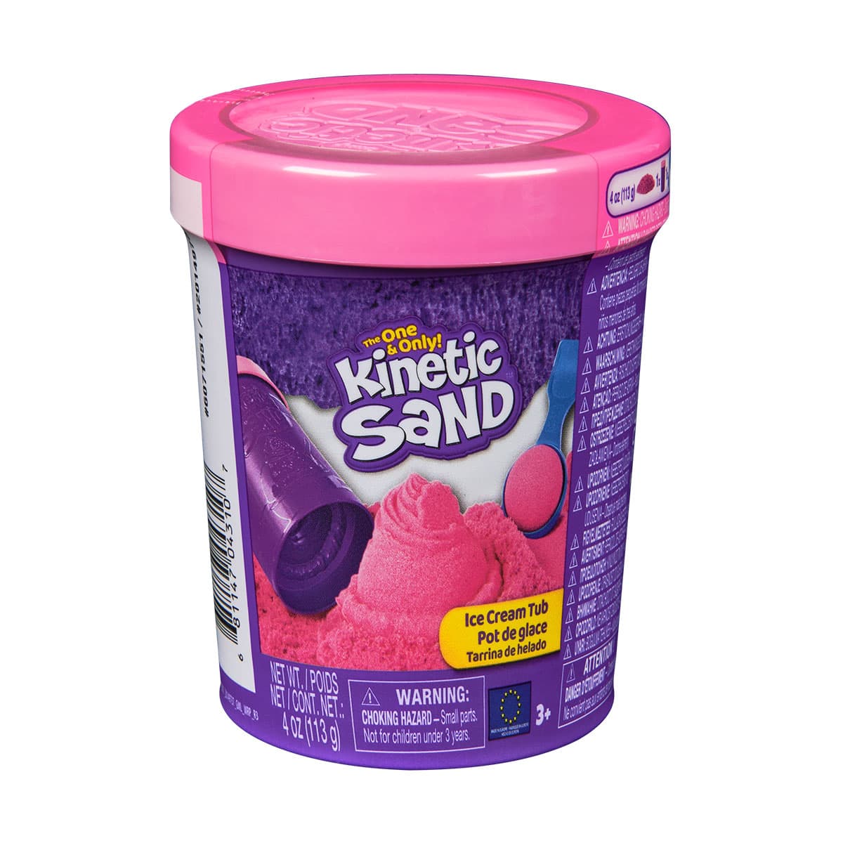 Набір піску з лопаткою Kinetic Sand Відерце морозива 71679 Набір піску з лопаткою Kinetic Sand Відерце морозива 71679