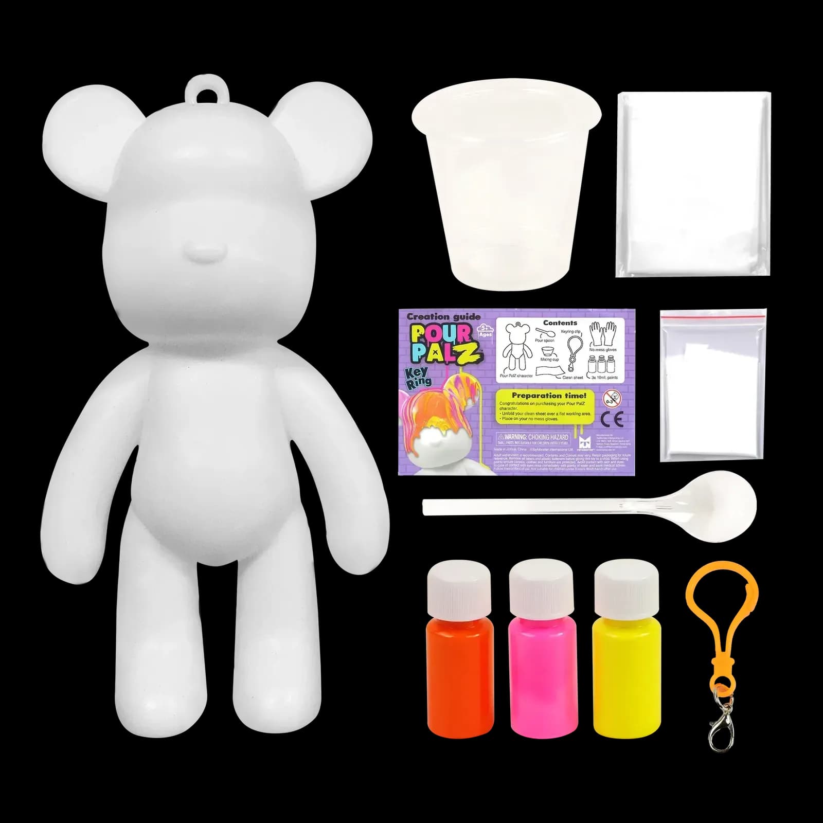 Набір для творчості ToyMonster Брелок Ведмедик GS-G08162 фото 23 Набір для творчості ToyMonster Брелок Ведмедик GS-G08162 фото 23