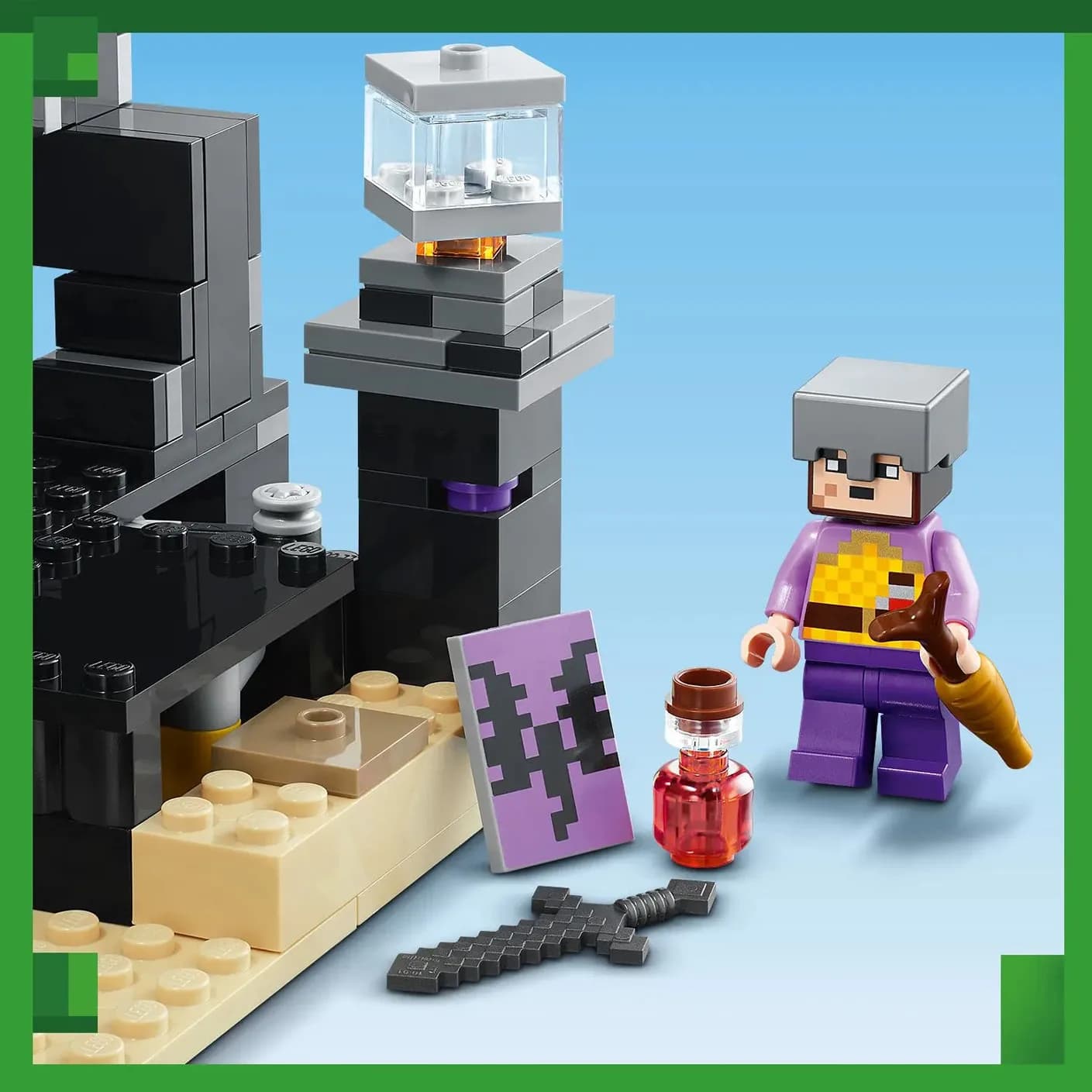 Конструктор Lego Minecraft Конечная арена 252дет 21242 фото 4 Конструктор Lego Minecraft Конечная арена 252дет 21242 фото 4