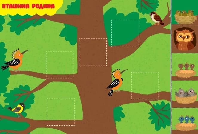 Книга УЛА Аплікації-наліпки Ліс 23486 фото 2 Книга УЛА Аплікації-наліпки Ліс 23486 фото 2