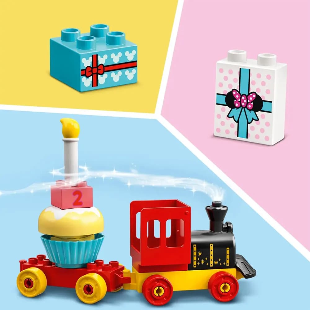 Конструктор Lego Duplo Праздничный поезд Микки и Минни 22дет 10941 фото 5