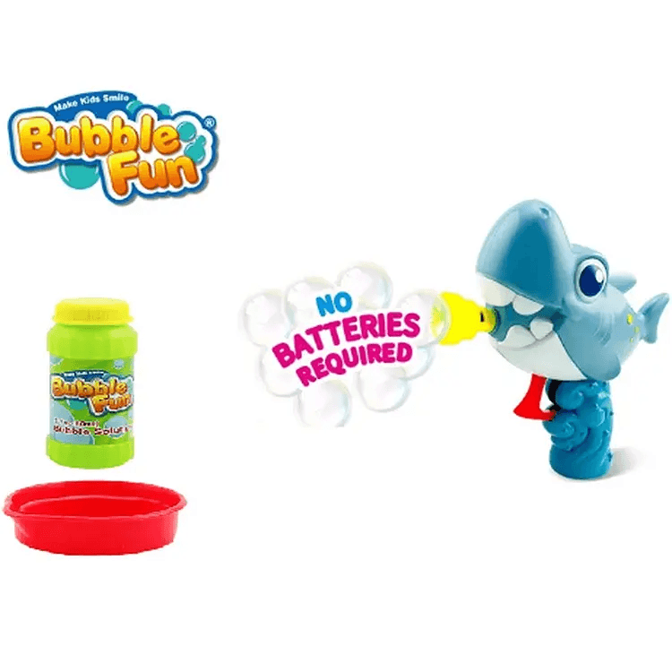 Набір для видування бульбашок Bubble Fun Акула + 120мл DHOBB10126J