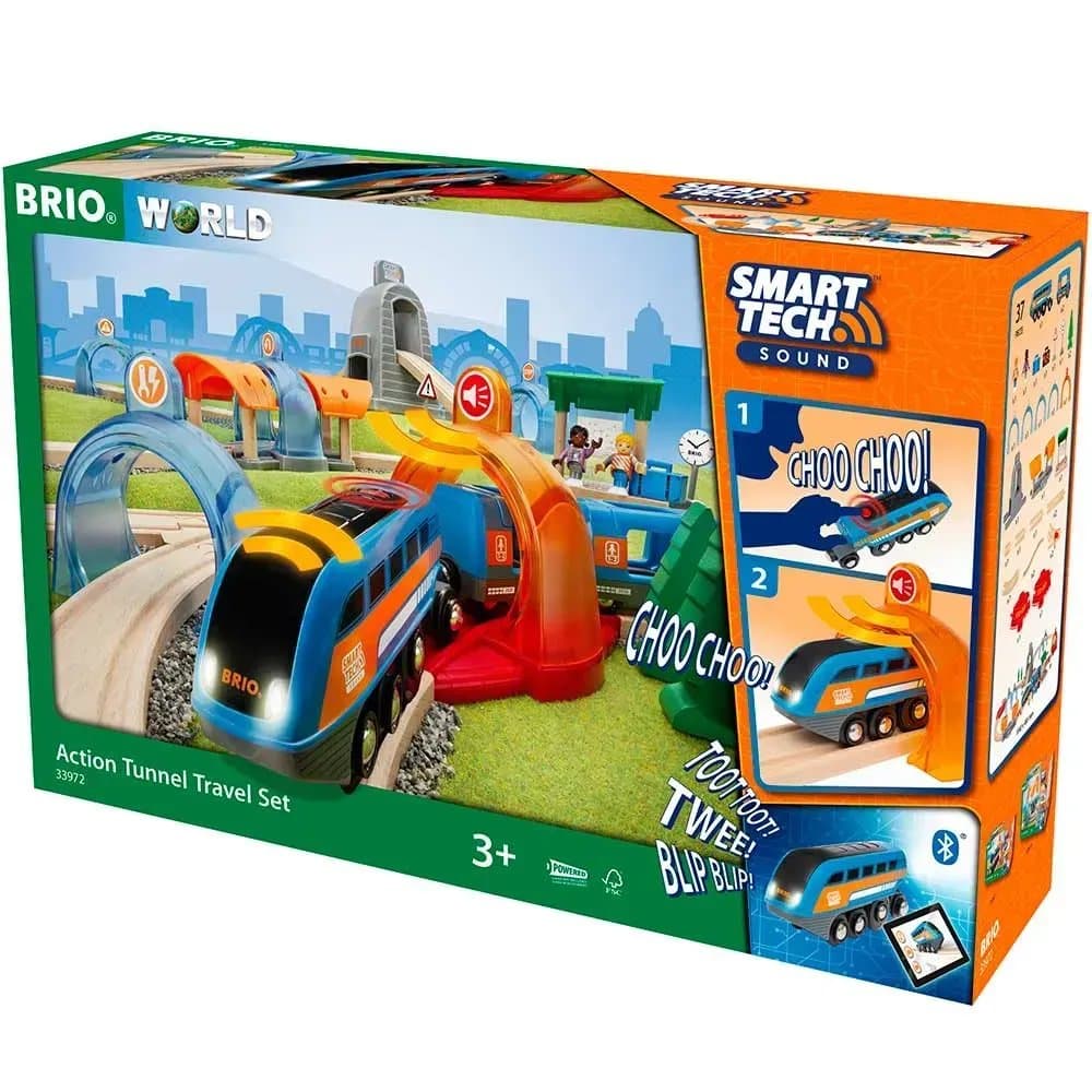 Детская железная дорога BRIO Большая Smart Tech 33972 Детская железная дорога BRIO Большая Smart Tech 33972