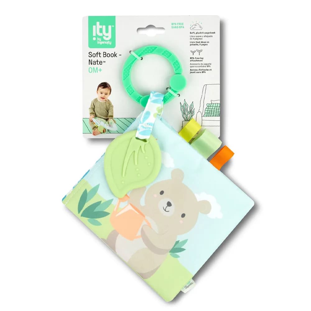 Книга мягкая Ingenuity Toys Nate 16875 фото 3