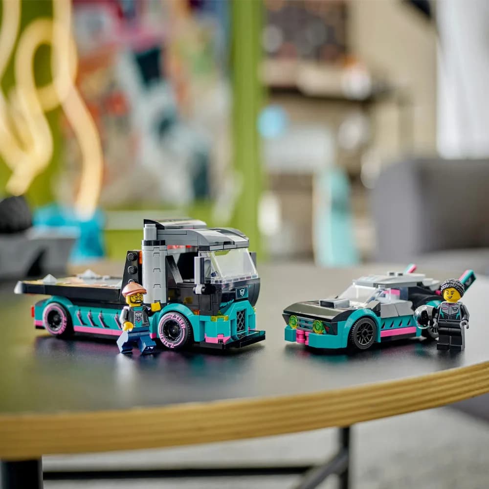 Конструктор Lego City Автомобиль для гонок и автовоз 328дет 60406 фото 5
