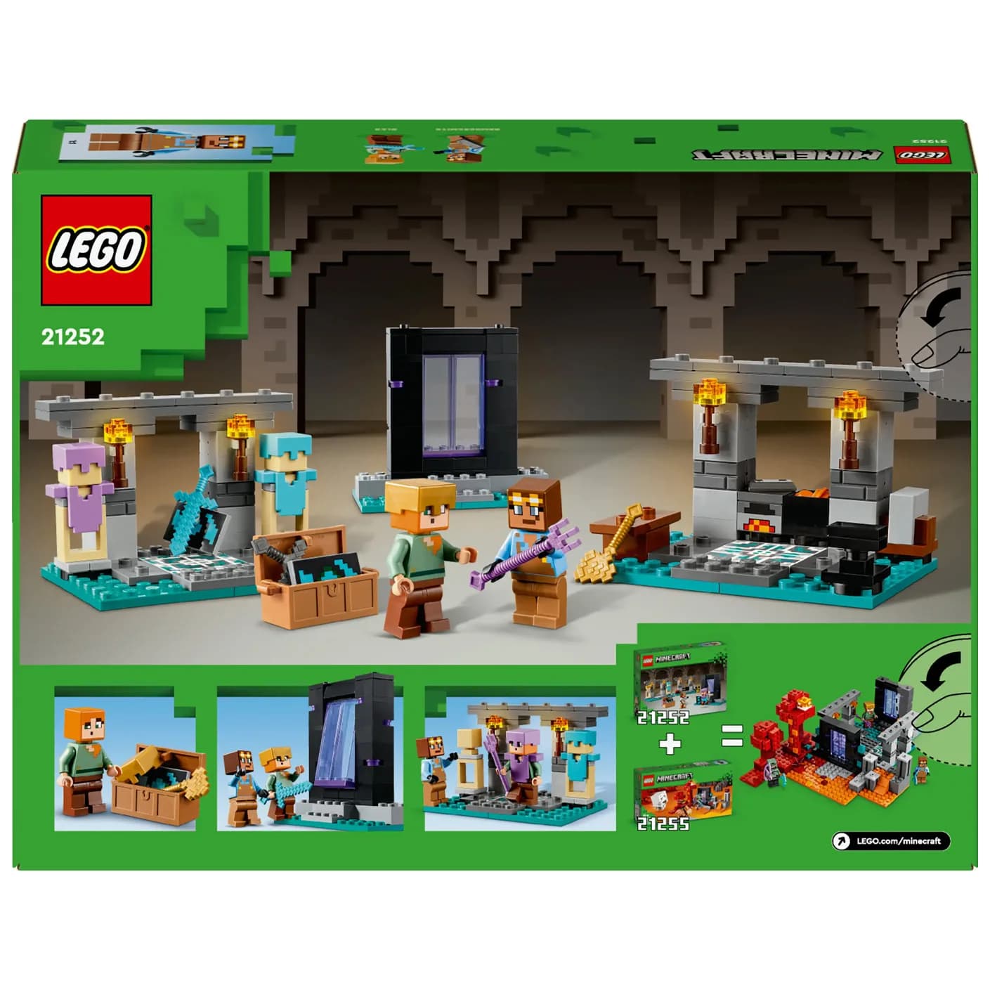 Конструктор Lego Minecraft Зброярня 203дет 21252 фото 7