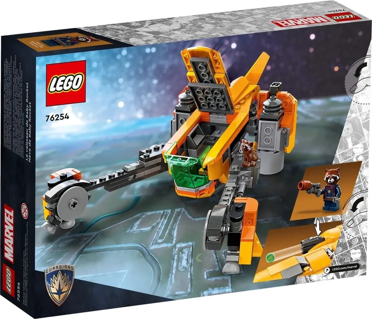 Конструктор Lego Marvel Звездолет малыша Ракеты 330дет 76254 фото 2 Конструктор Lego Marvel Звездолет малыша Ракеты 330дет 76254 фото 2