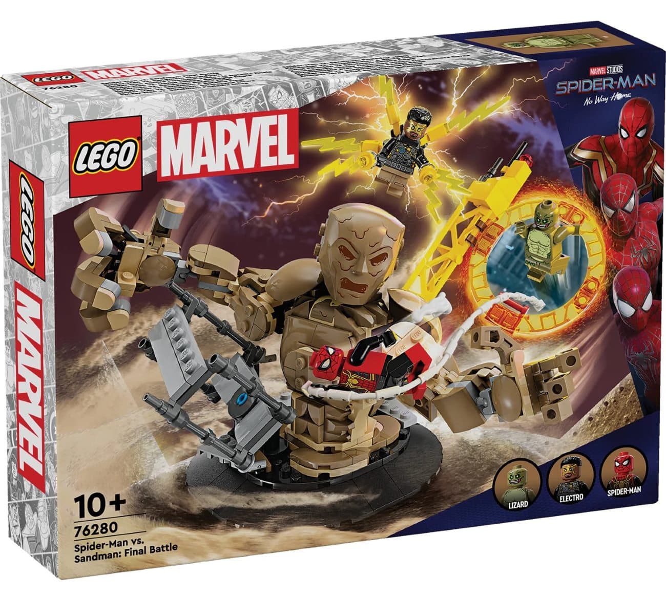 Конструктор Lego Marvel Людина-Павук vs. Піщана людина: Вирішальна битва 374дет 76280 Конструктор Lego Marvel Людина-Павук vs. Піщана людина: Вирішальна битва 374дет 76280