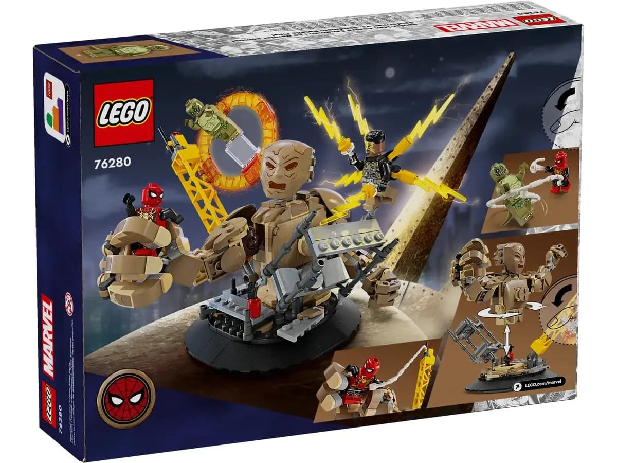 Конструктор Lego Marvel Людина-Павук vs. Піщана людина: Вирішальна битва 374дет 76280 фото 2 Конструктор Lego Marvel Людина-Павук vs. Піщана людина: Вирішальна битва 374дет 76280 фото 2
